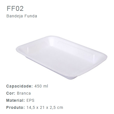BANDEJA EPS FF02 COM 400UN FIBRAFORM