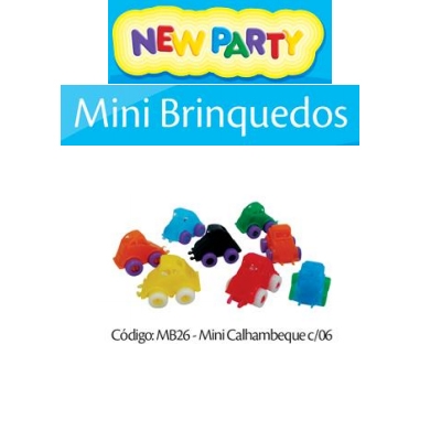 MINI BRINQUEDO MINI CALHAMBEQUE COM 06UN NEW PARTY
